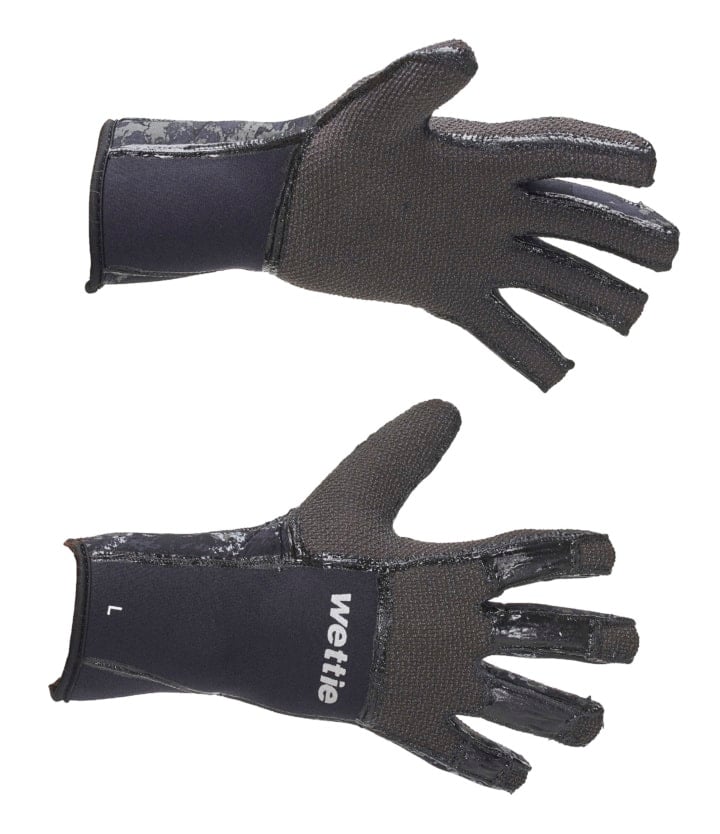 Wettie 'Workhorse' Kevlar Gloves 3mm - Wettie NZ | Spearfishing ...