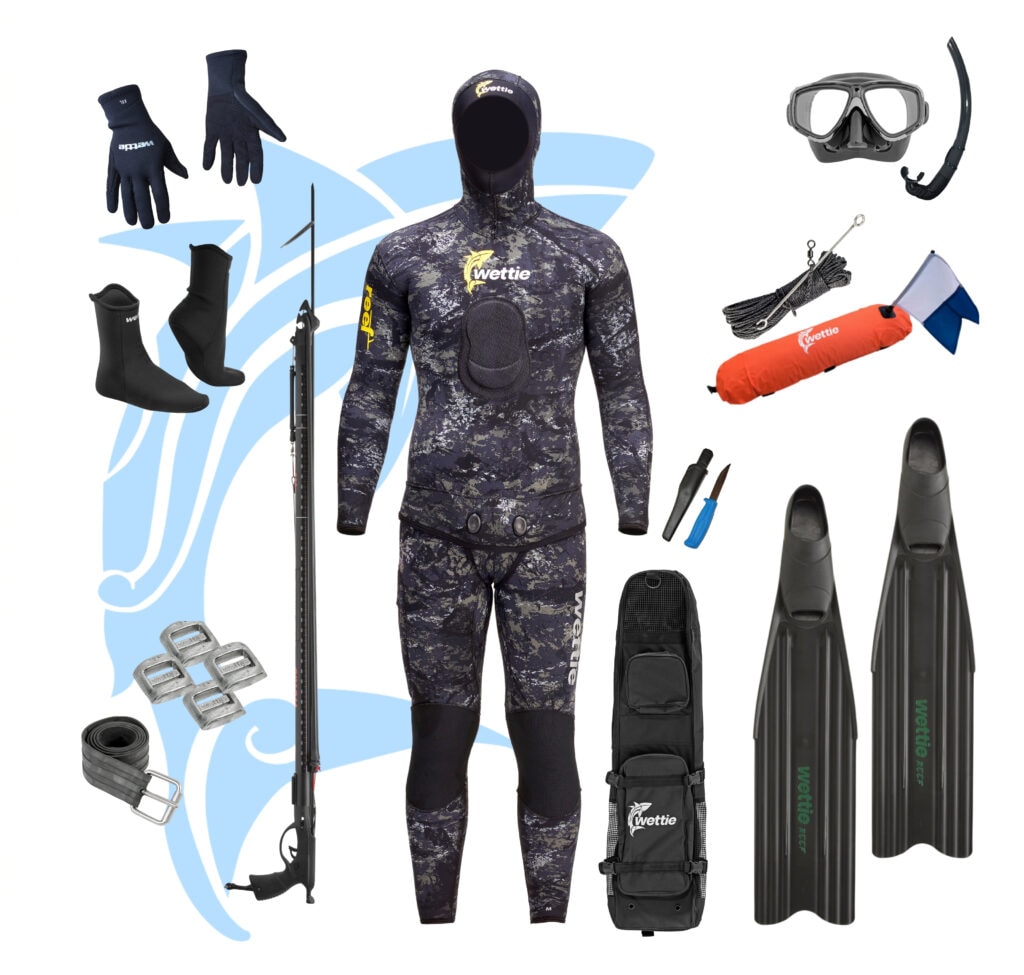 Reef Camo Spearfishing Package