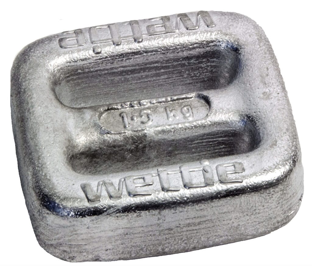 Lead Buckle Weights 1.5kg - Wettie NZ  Spearfishing Wetsuits & Dive  Equipment