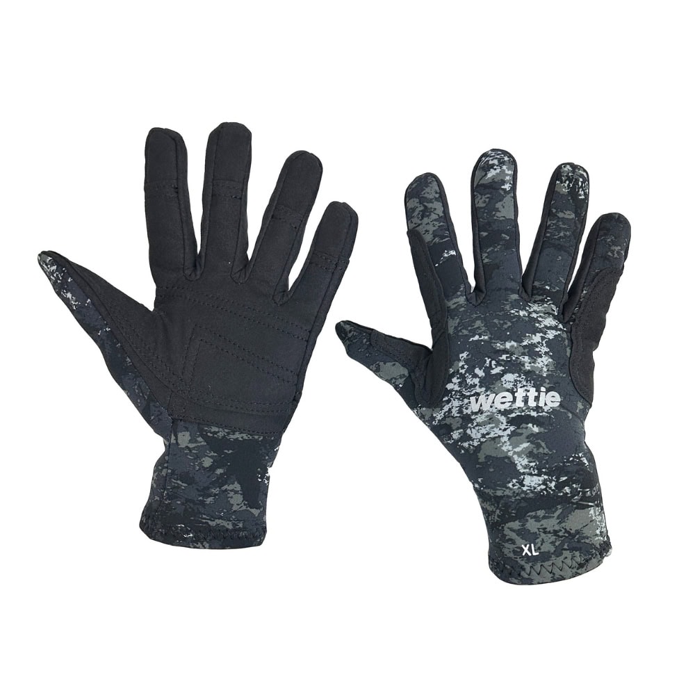 'Spearo’ Amara Gloves - Black Camo