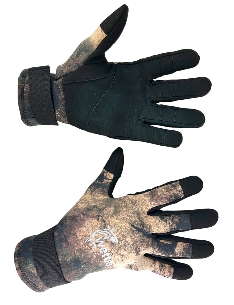 bornw camo reef gloves