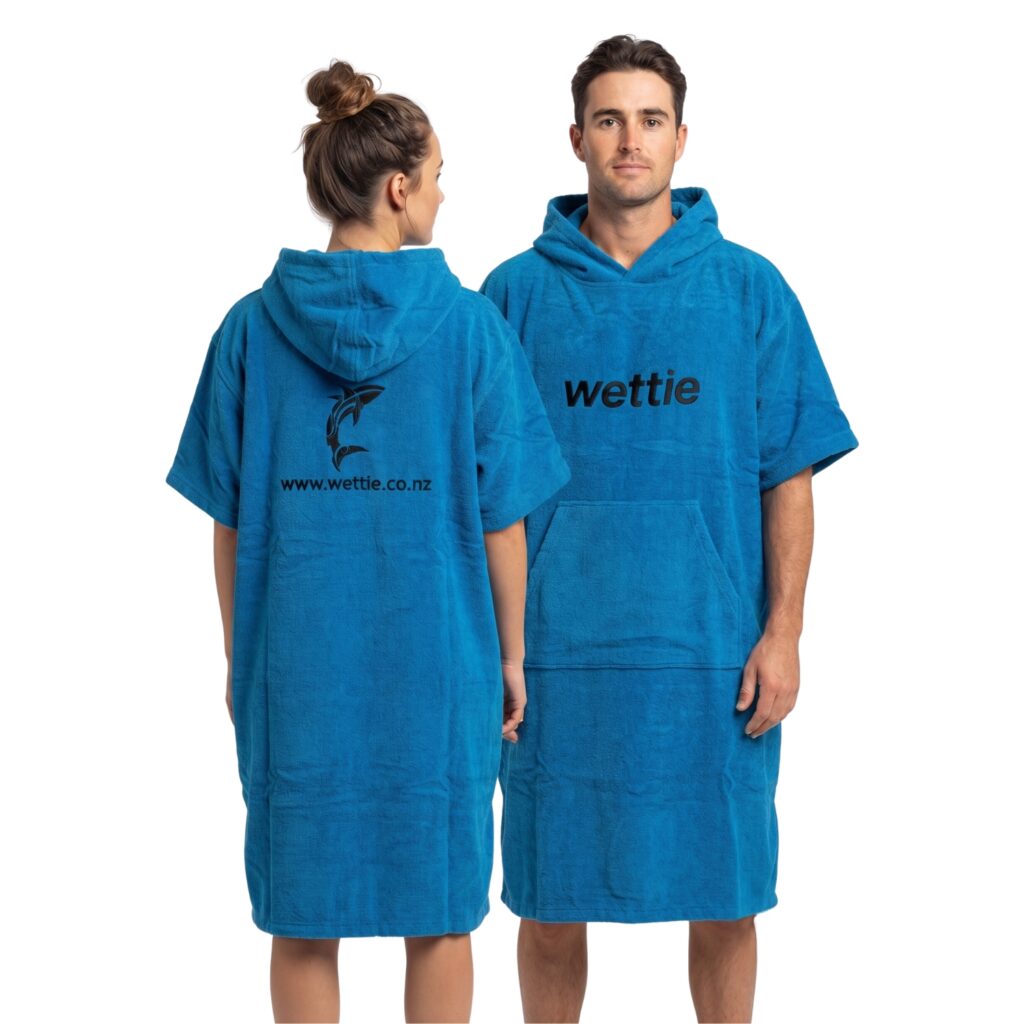 blue poncho both