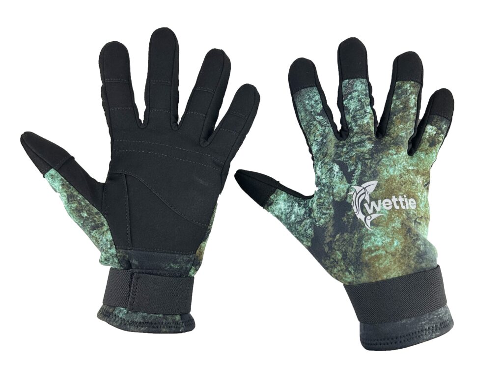 reef gloves green camo