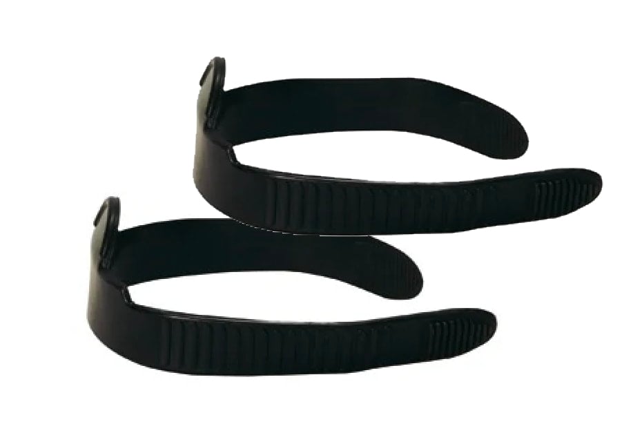 rubber fin heel strap