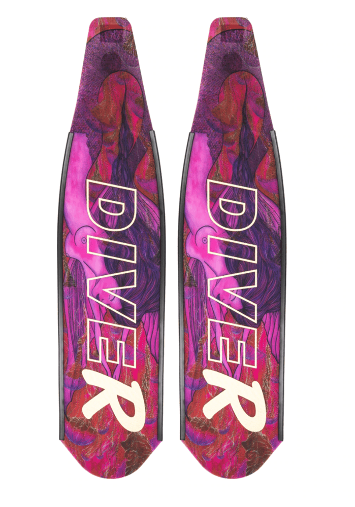 DiveR Composite Blades Pink Mermaid (Soft)