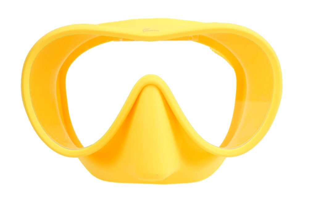 aqua yellow mask