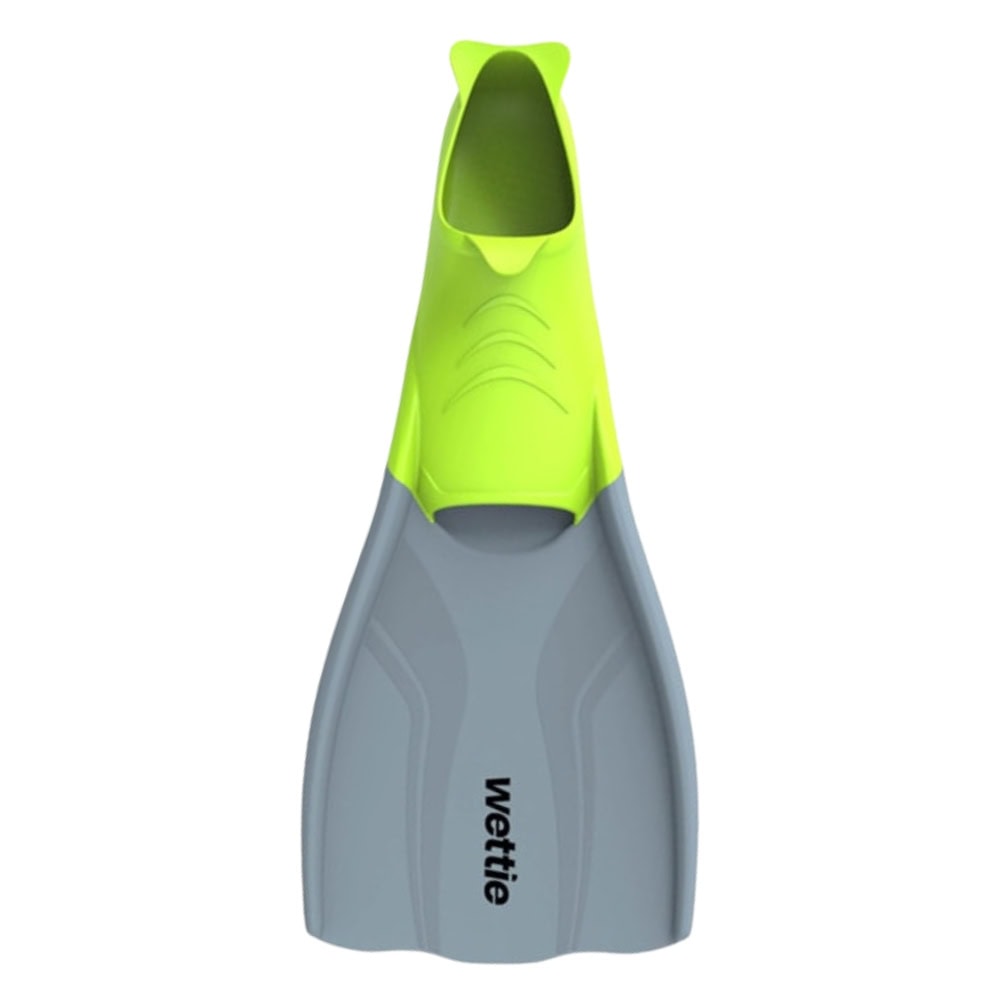 Kids snorkelling fin green