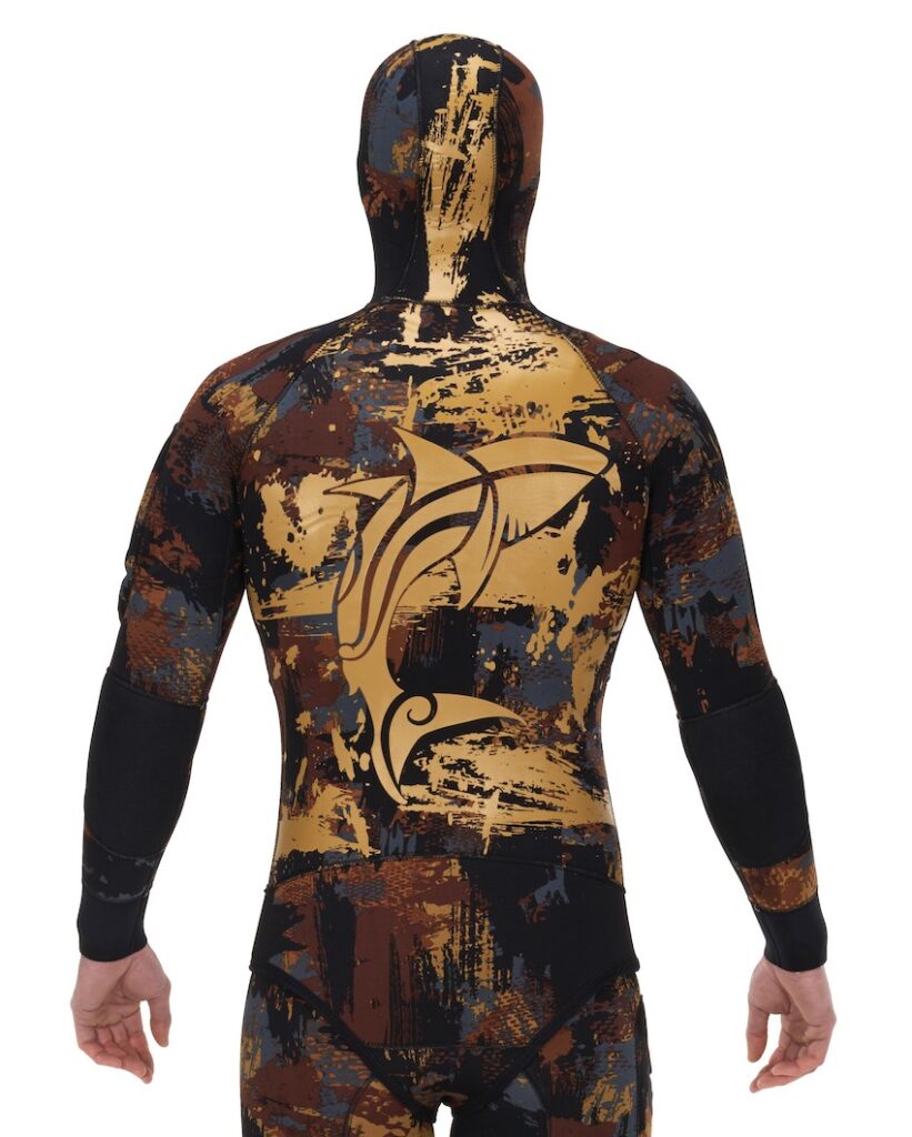 Viper jacket brown back
