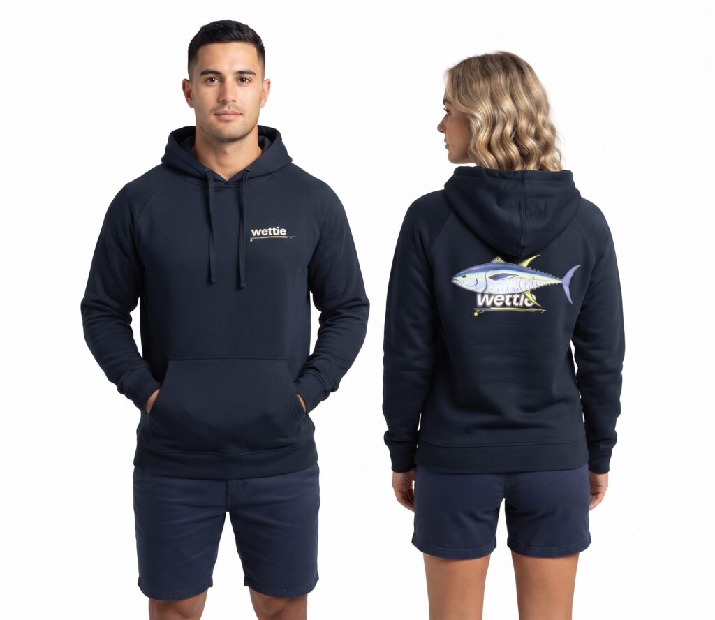 tuna hoodie both