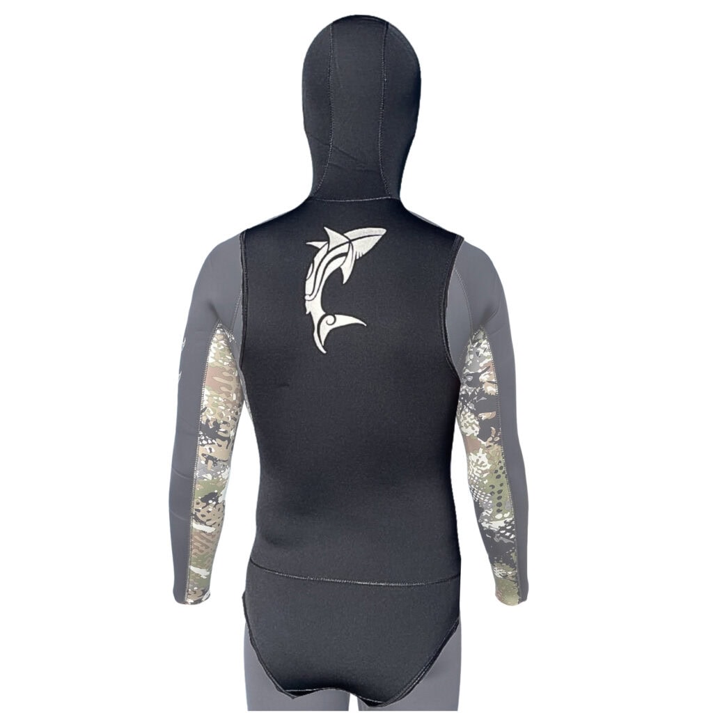 spearfishing vest b black back
